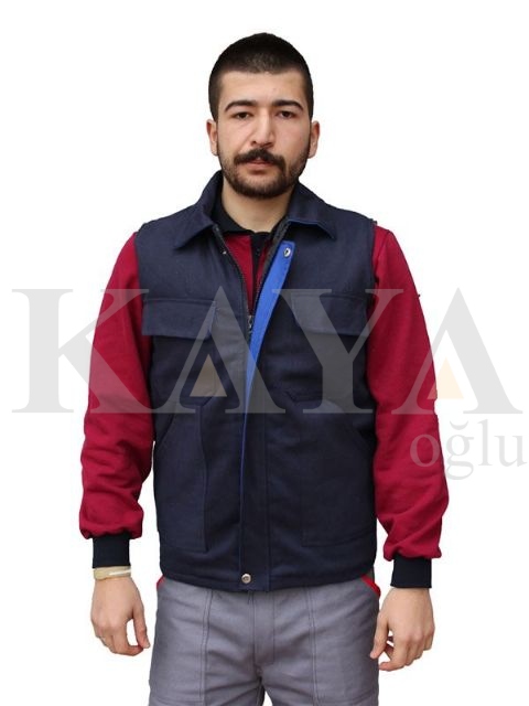 YELEK GABARDN - LACVERT